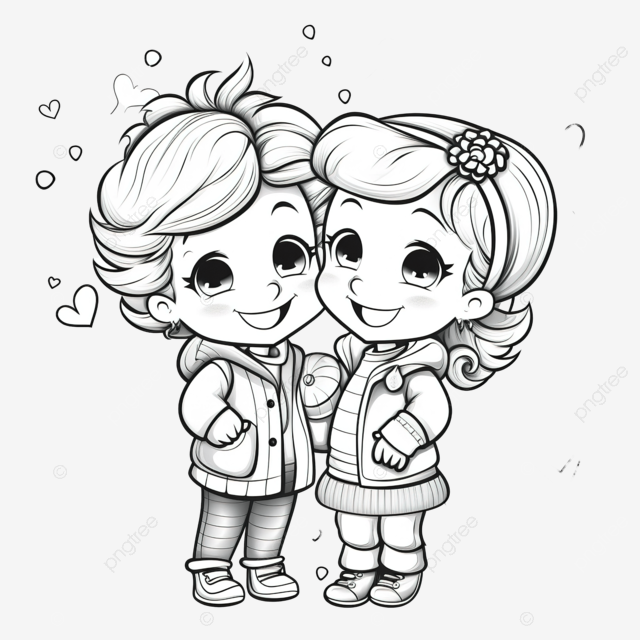 Pareja de enamorados abrazãndose feliz san valentãn pãgina para colorear para niãos png dibujos dibujos animados de amor pareja de enamorados pareja de dibujos animados png imagen para dcarga gratuita