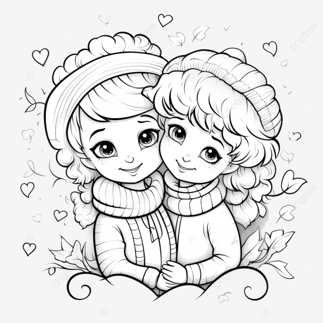 Pareja de enamorados abrazãndose feliz san valentãn pãgina para colorear para niãos png dibujos dibujos animados de amor pareja de enamorados pareja de dibujos animados png imagen para dcarga gratuita