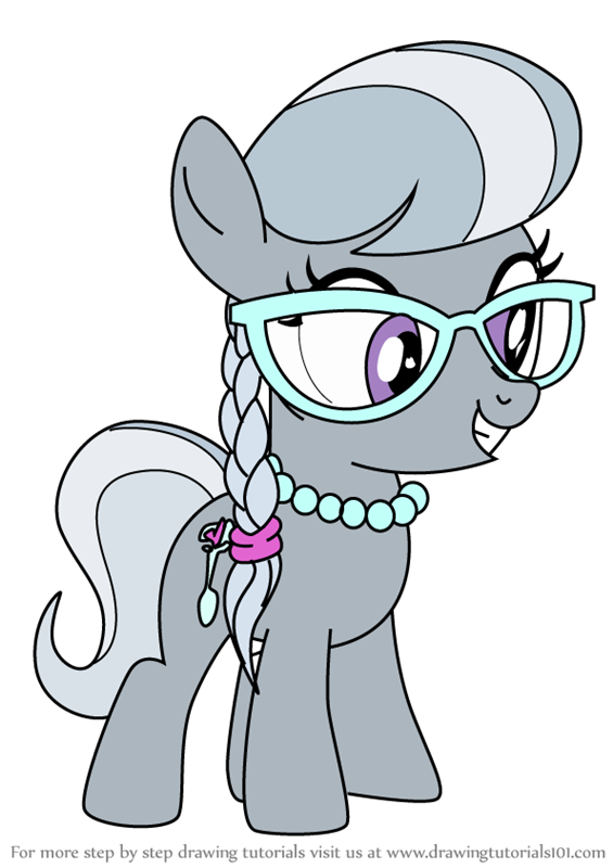 How to draw silver spoon from my little pony
