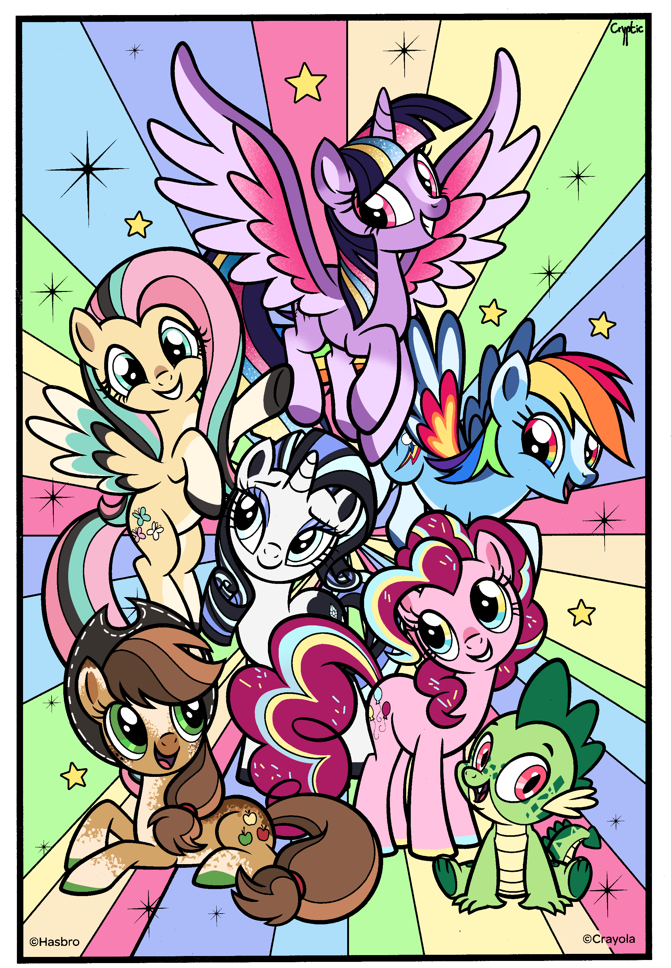 Look i did the thing mlp coloring page by chronicallycryptic on