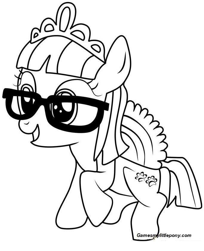 Magical mlp coloring page
