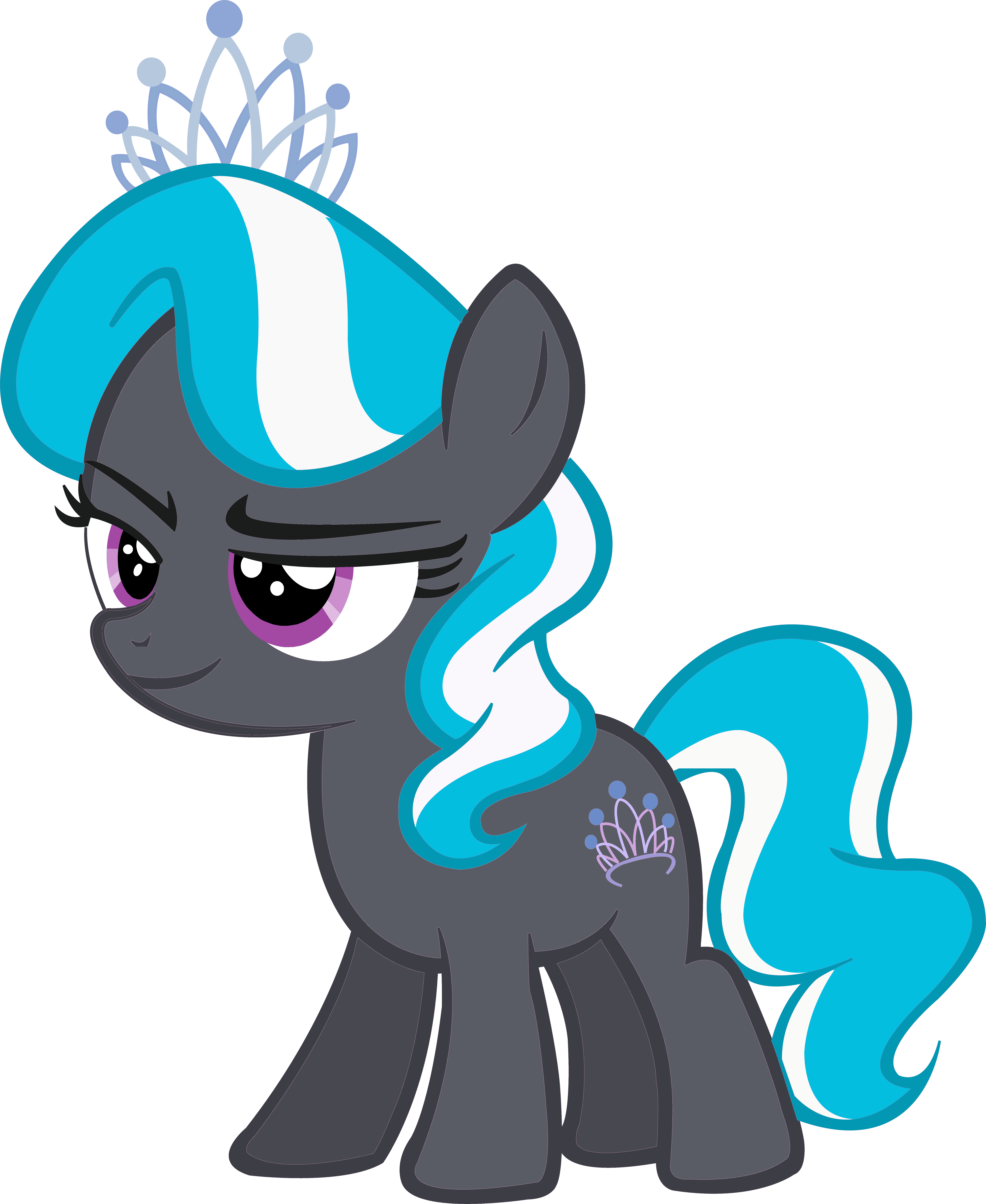 Shiny diamond tiara and silver spoon rmylittlepony