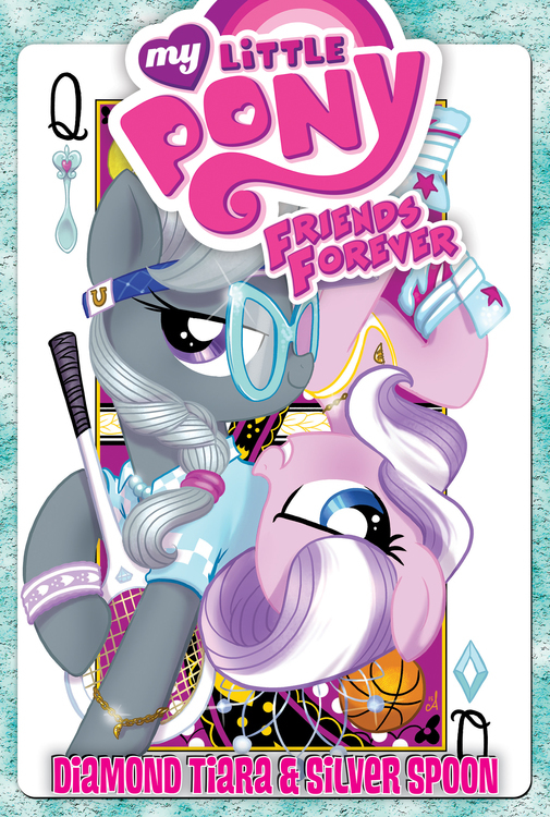 Diamond tiara silver spoon
