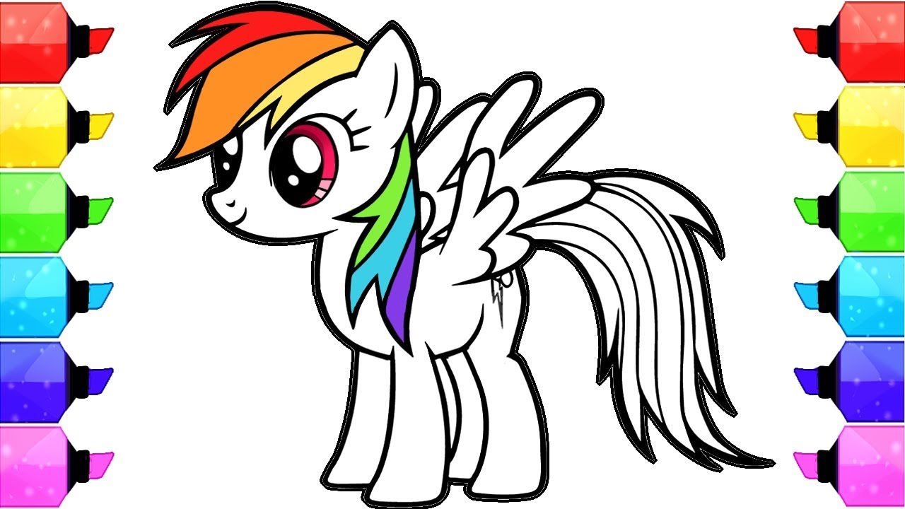 Top my little pony coloring pages your toddler will love to color