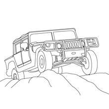 Dibujos para colorear camioneta de trabajo