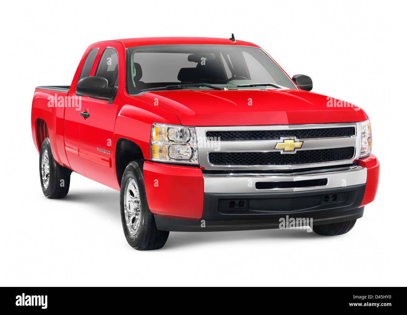 Pickup truck isolated hi