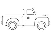 Pickup trucks coloring pages free printable pictures