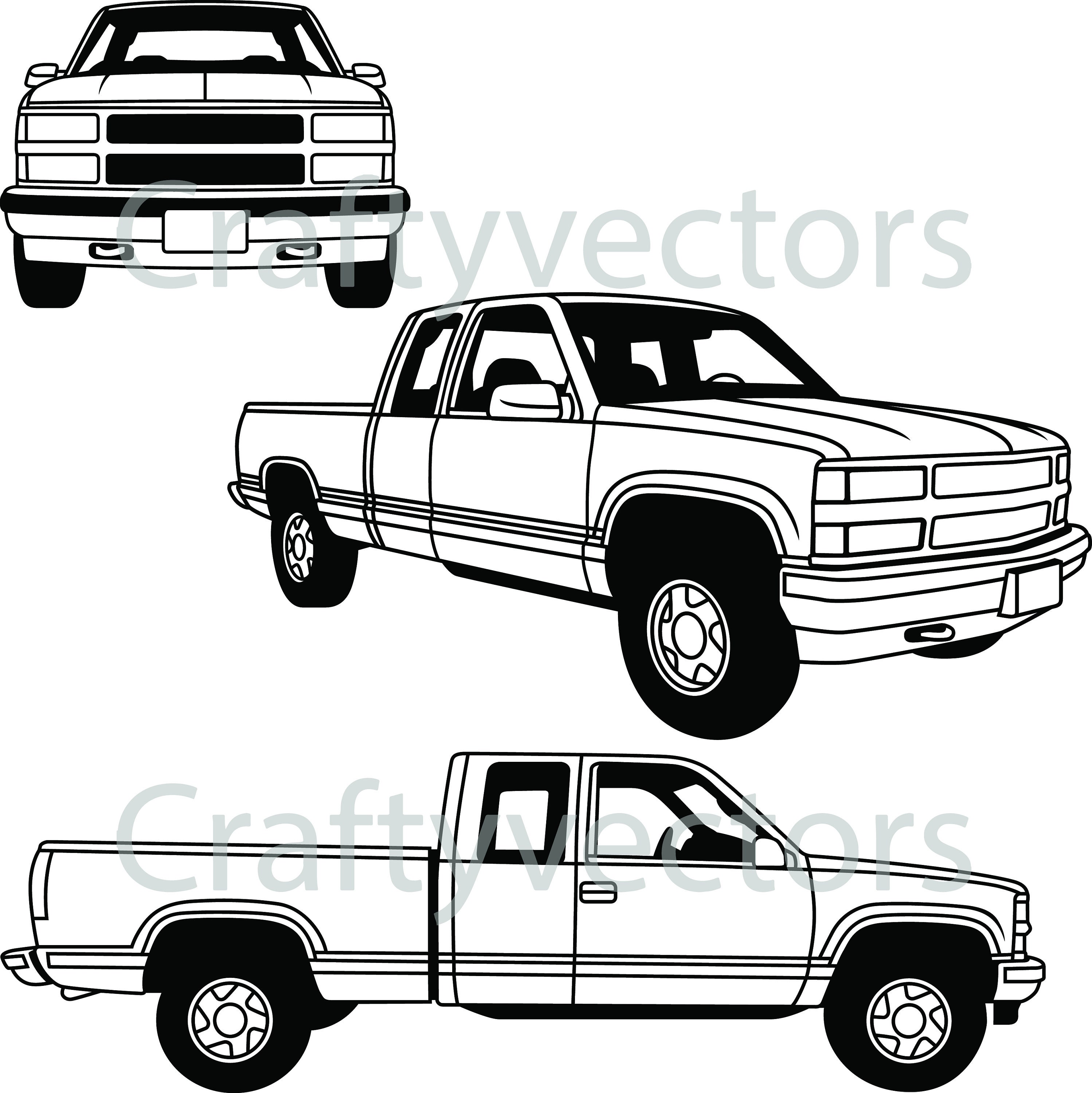 Chevy silverado svg