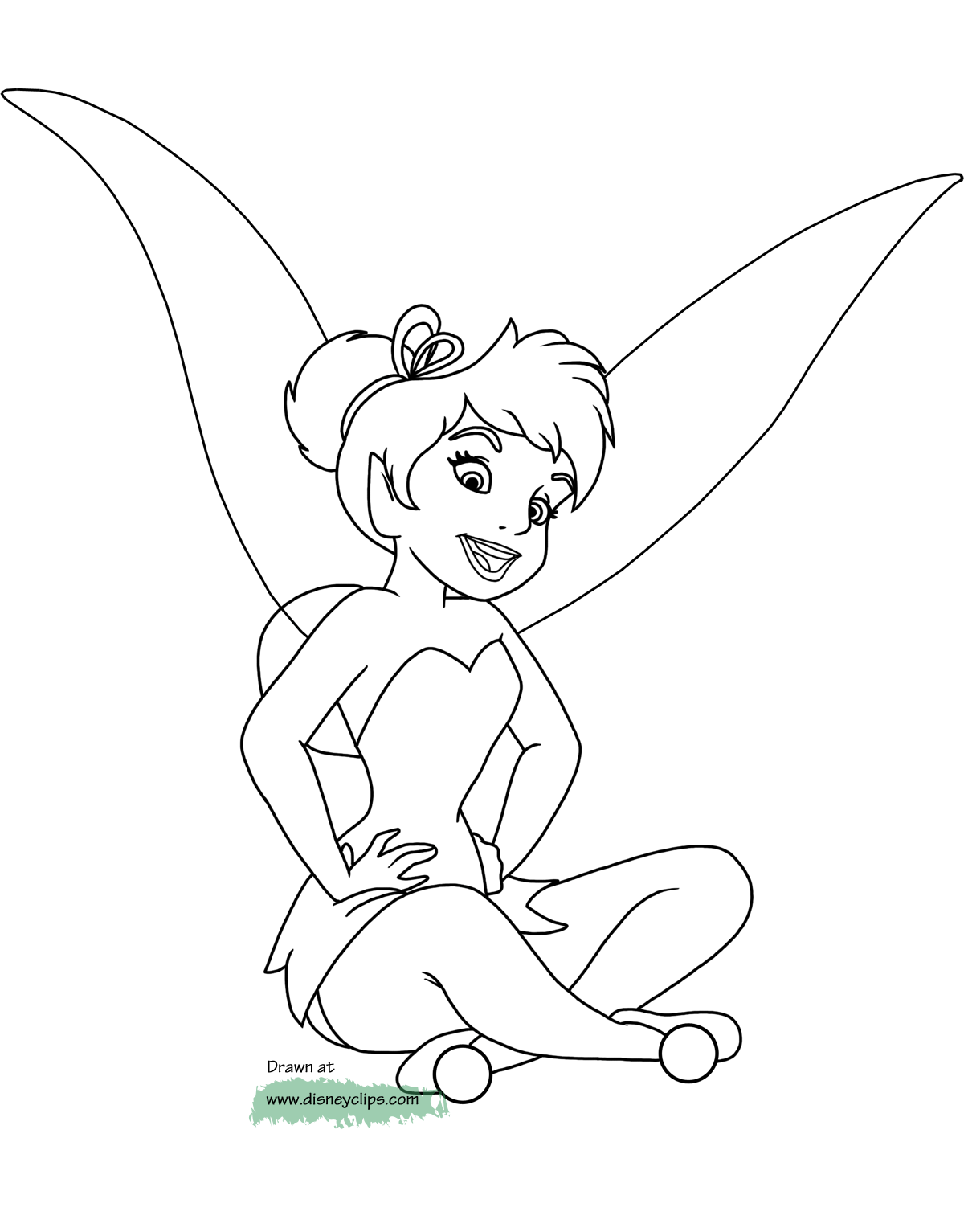 Disney fairies coloring pages