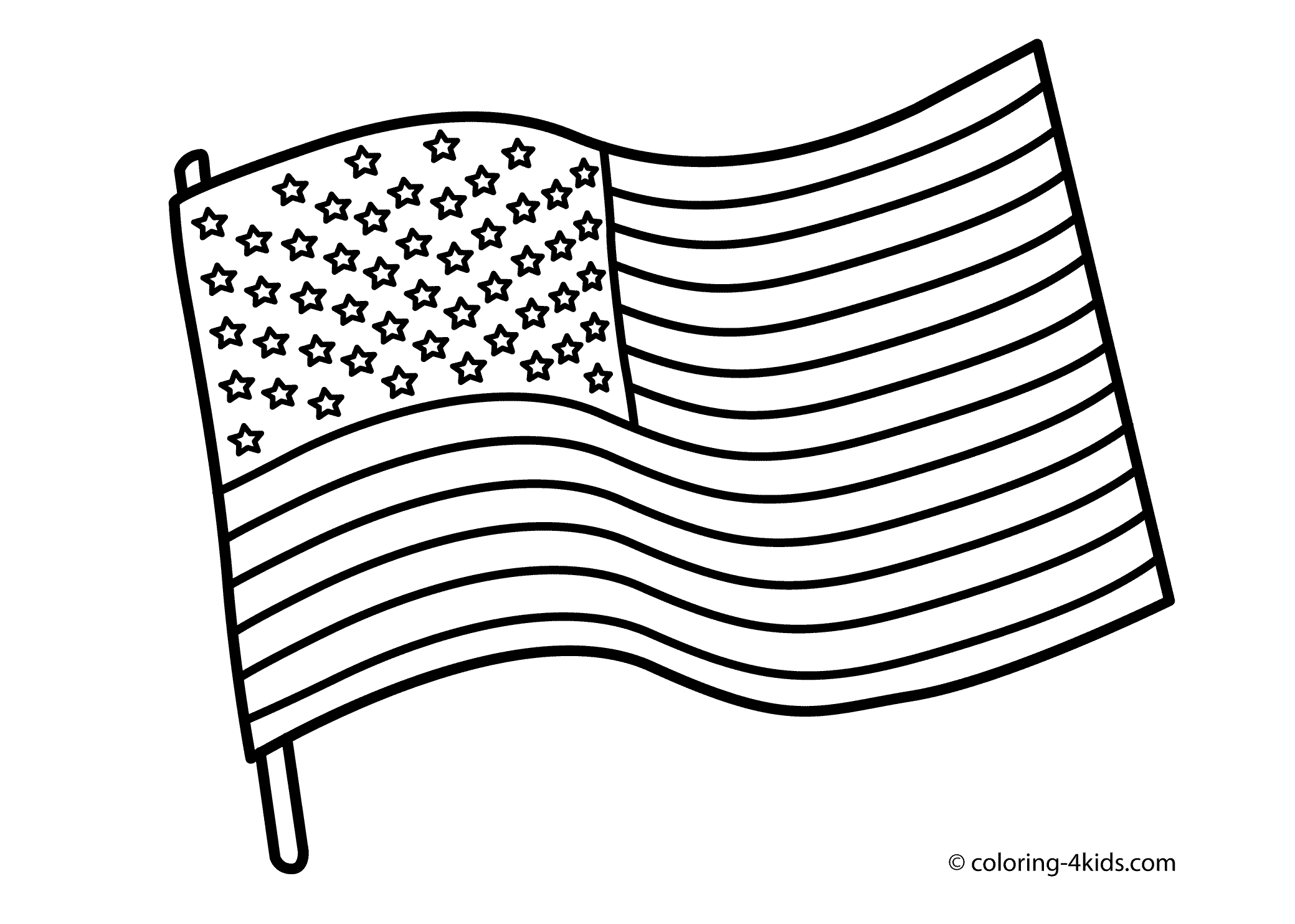 Fourth of july imagenes para colorear