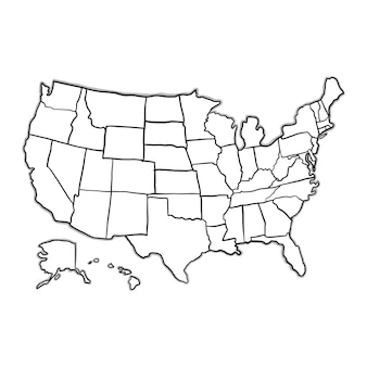 Imãgen de mapa tados unidos