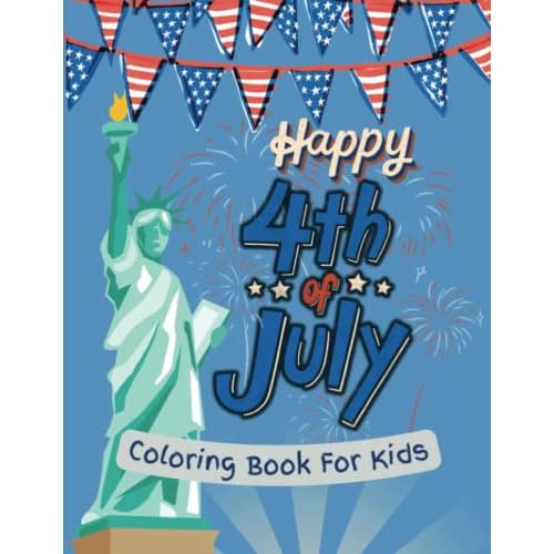 Feliz de julio libro para colorear para niãos uador