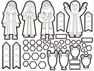 Petersham bible book tract depot lour your own simeon anna sticker scene sunday school crafts bible crafts anna craft