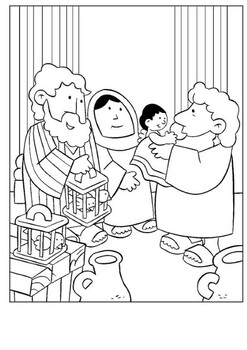 Jesus is presented in the temple