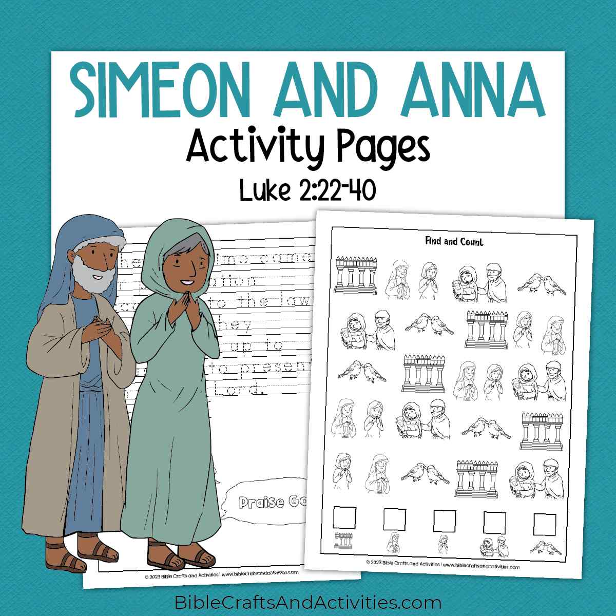 Simeon and anna activity pages