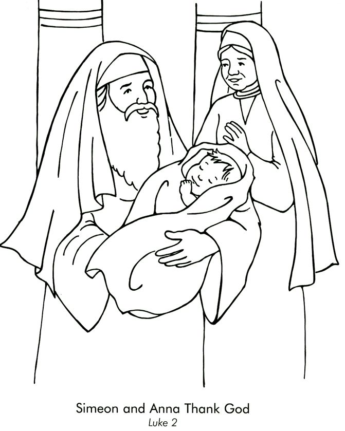 Simeon and anna coloring page sunday school coloring pages bible coloring pages bible crafts