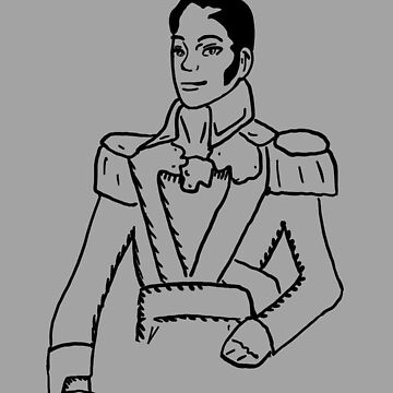 Simon bolivar art board print for sale by stylekingdom