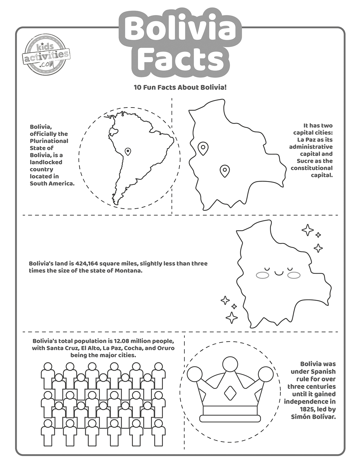 Interesting bolivia facts kids activities blog