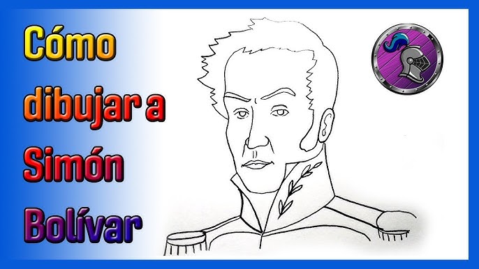 Simon bolivar drawings simãn bolãvar how to draw simon bolivar face step by step easyart