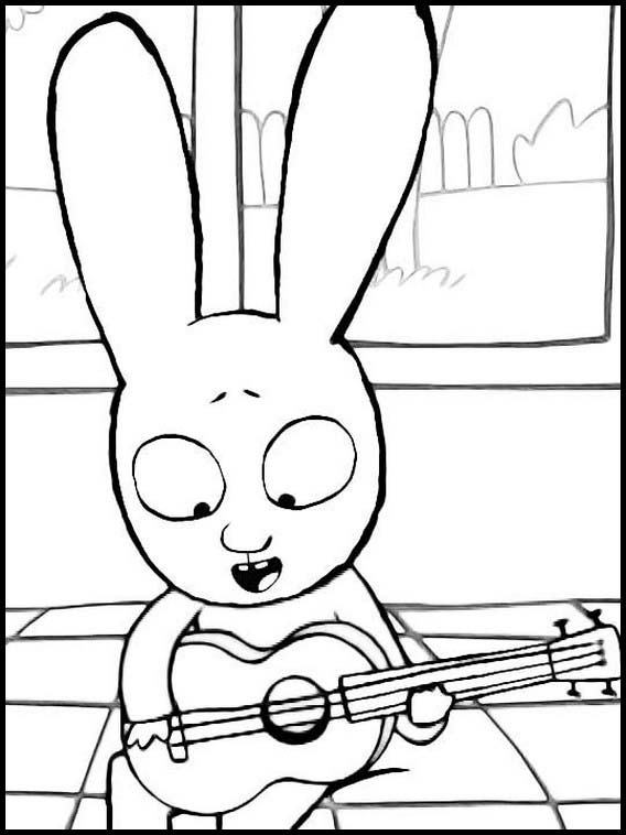 Printable coloring pages simon