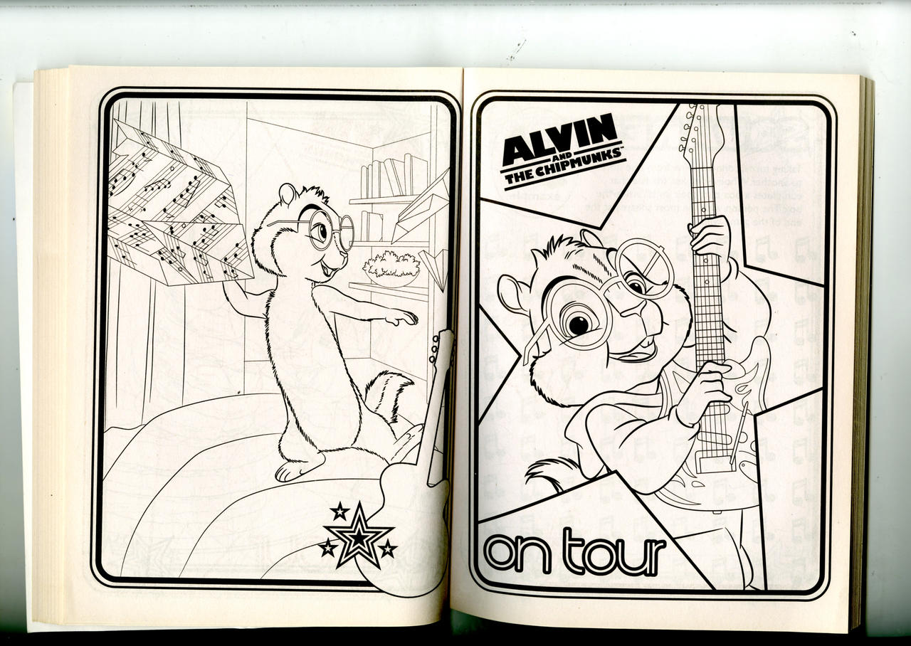 Simon coloring pages scans by thecrazyettes on