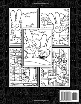 Simán coloring book encourage creativity for kids toddlers with one sided drawing pages of super rabbit characters and iconic scenes schneck allan hj books