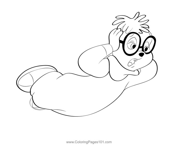 Simon jumping coloring page alvin and the chipmunks coloring pages chipmunks
