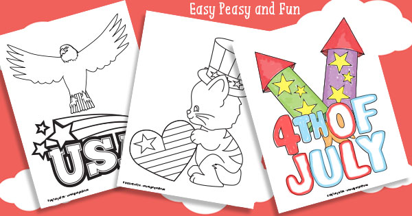 Free th of july coloring pages