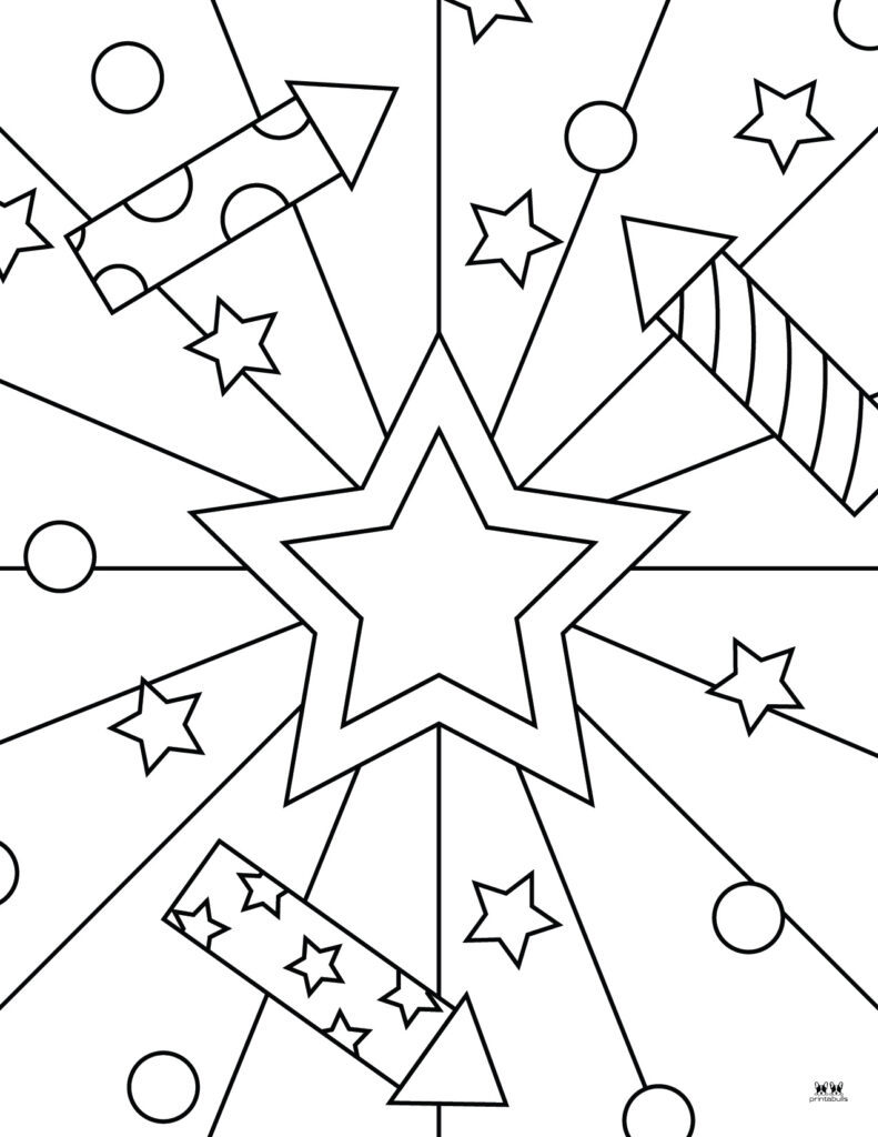 Fourth of july coloring pages