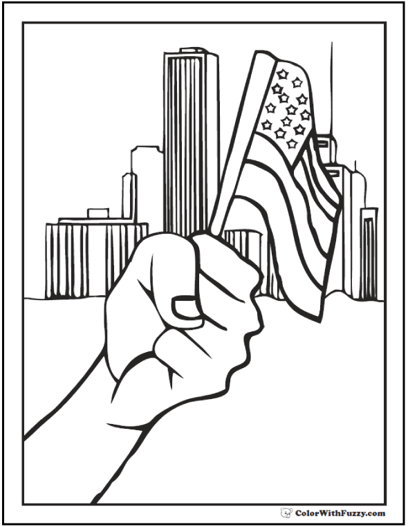 Fourth of july coloring pages â patriotic coloring pages