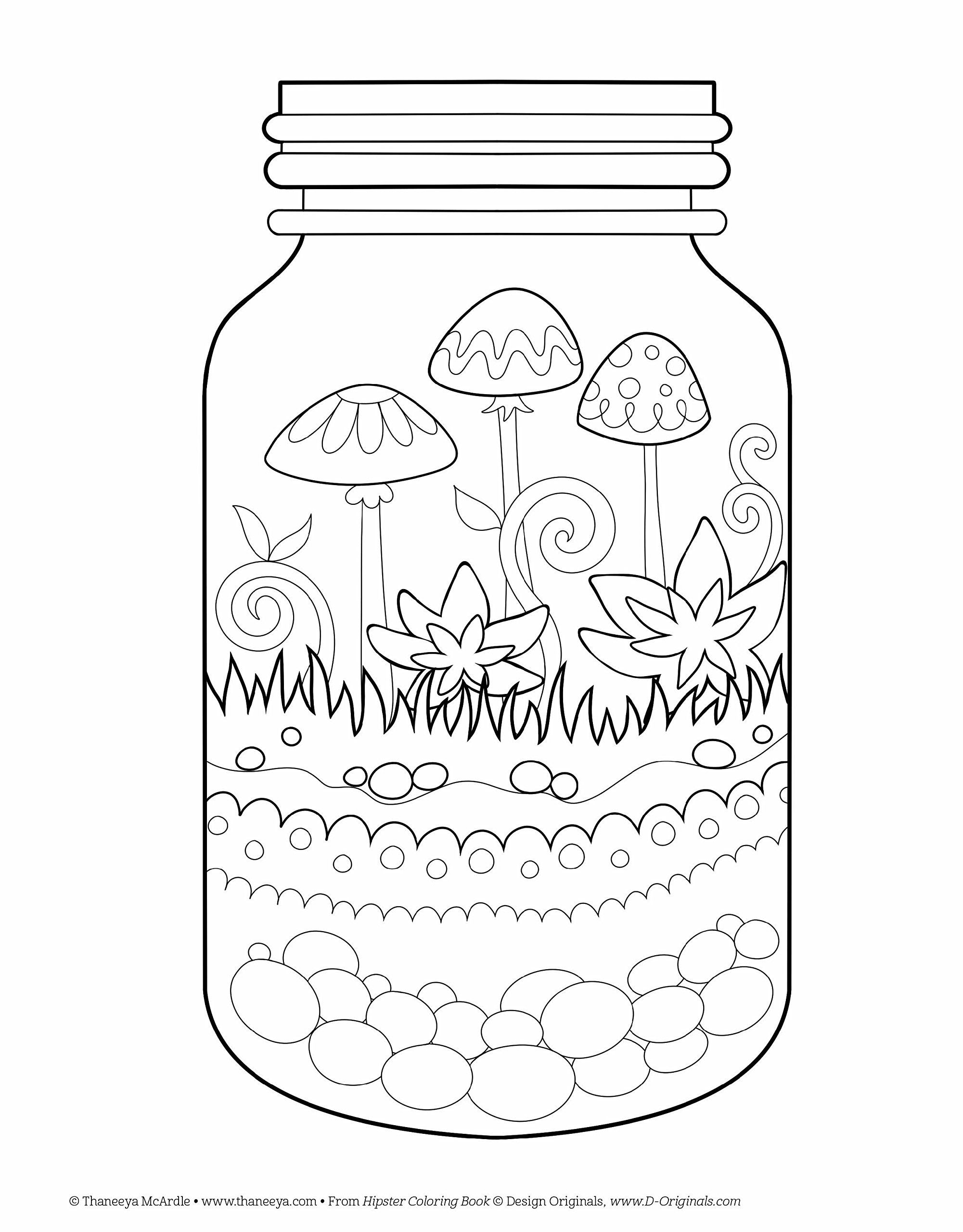 Hipster coloring book coloring is fun design originals beginner