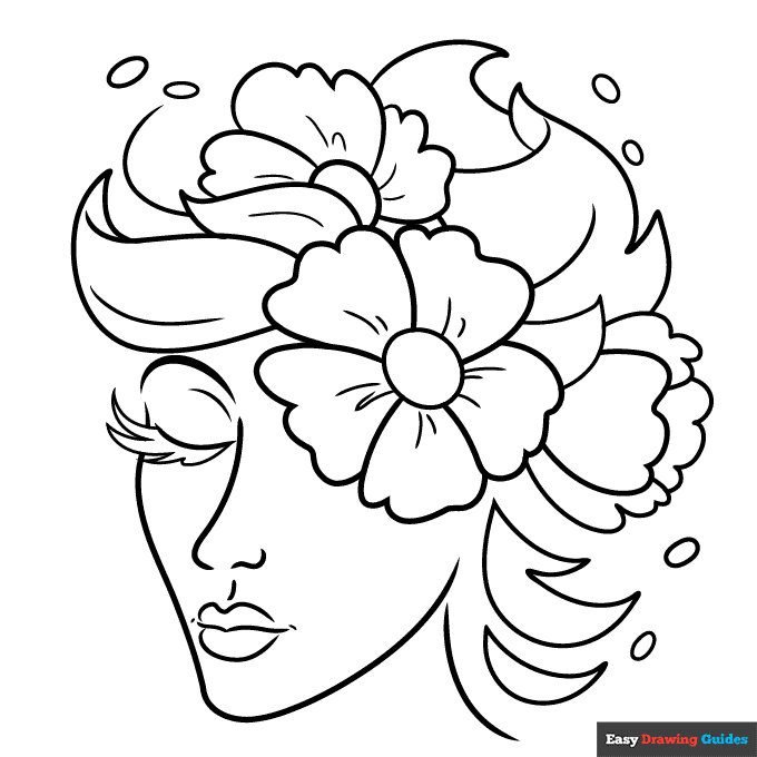 Free printable aesthetic coloring pages for kids