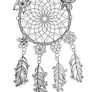 Aesthetic drawing coloring pages printable for free download