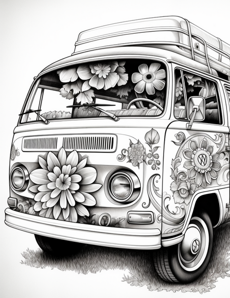 Aesthetic coloring pages â