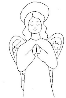 Art class ideas draw a simple angel angel drawing easy drawings easy christmas drawings
