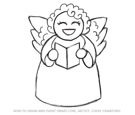 Angel drawing