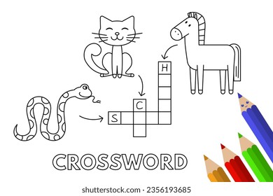 Animal crossword images stock photos d objects vectors