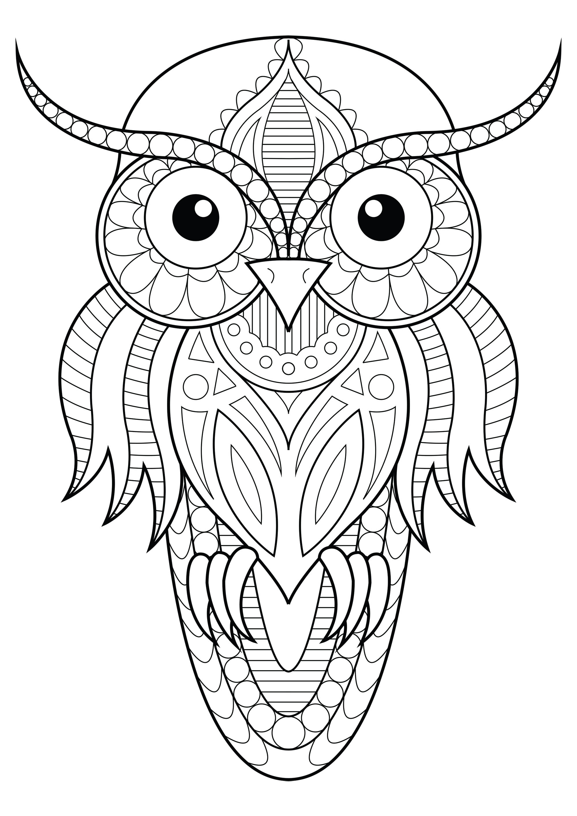 Owl simple patterns