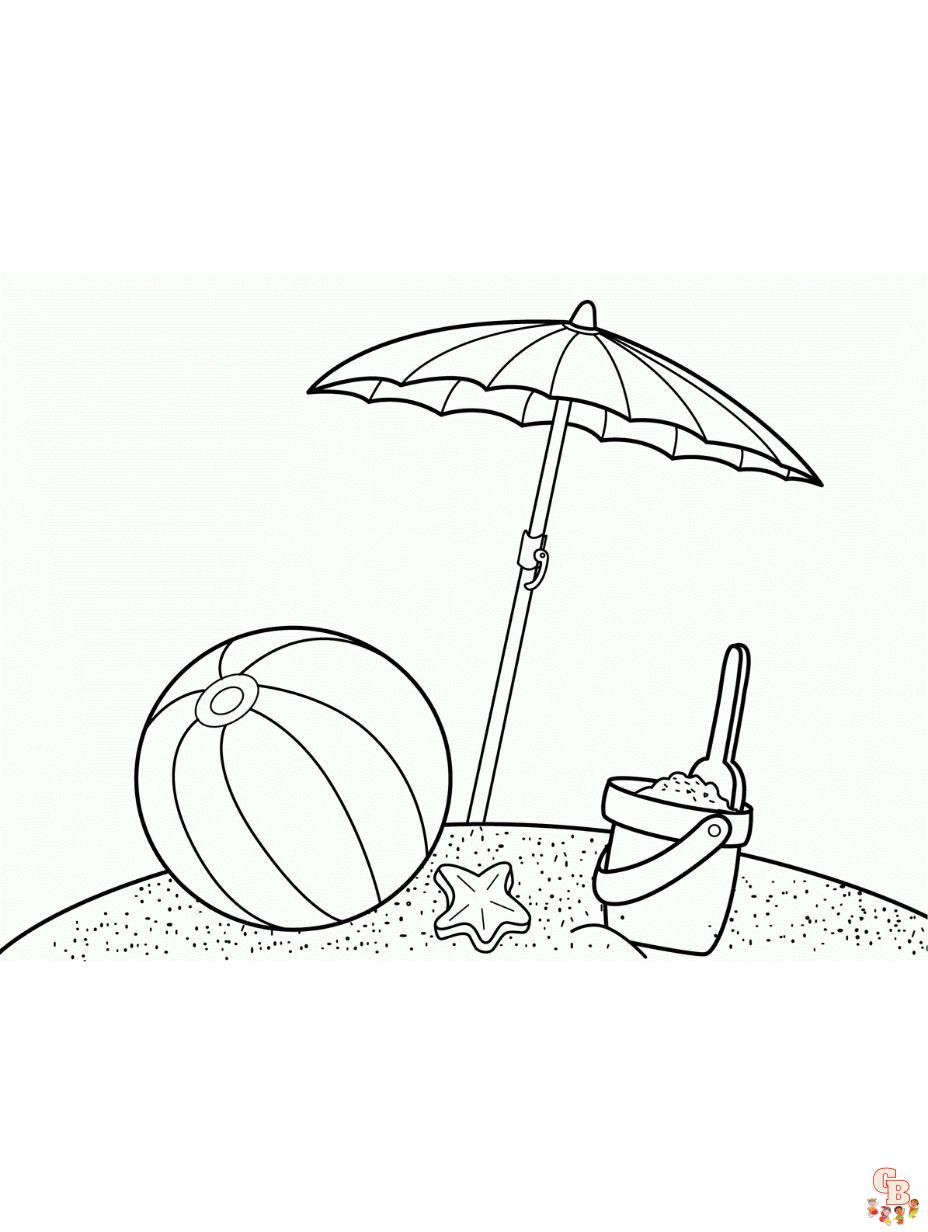 Summer coloring pages free and printable for kids and adults