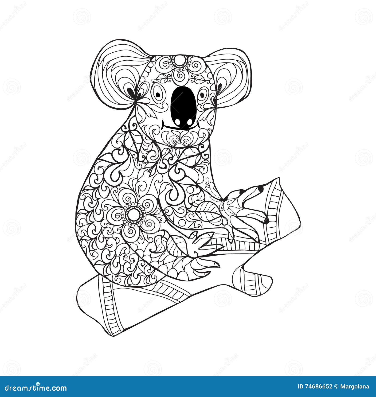 Koala tattoo stock illustrations â koala tattoo stock illustrations vectors clipart