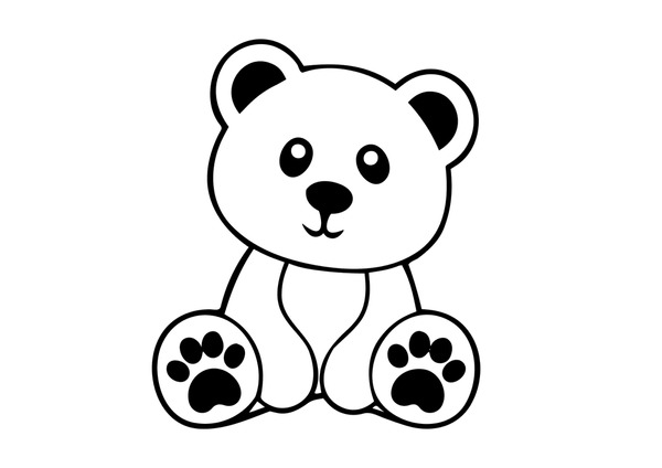 Thousand color pages teddy bear royalty