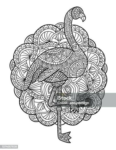 Bearded dragon mandala coloring pages for adults stock illustration