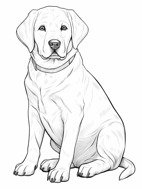 Page labrador sketch images