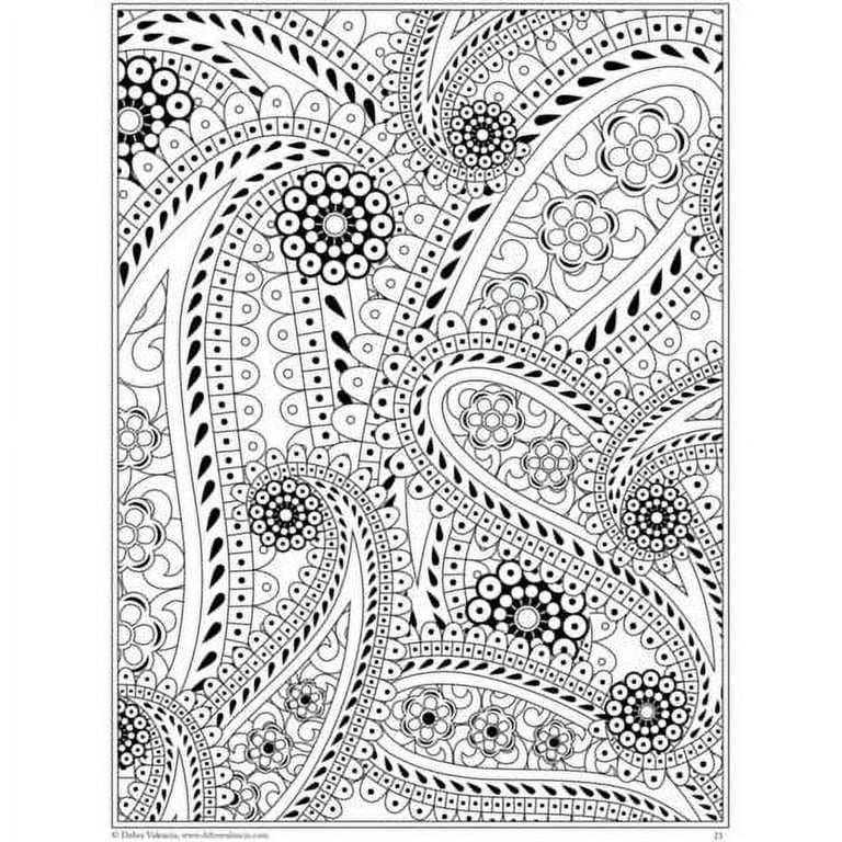 Color studio boho paisley coloring book series paperback isbn