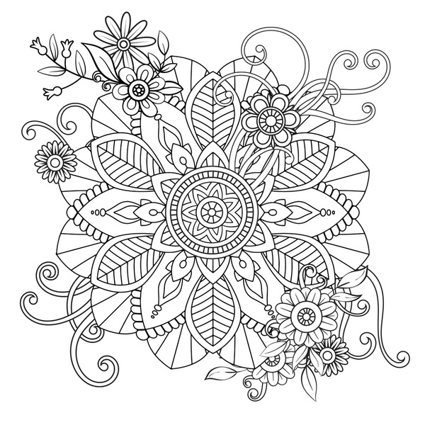 Boho coloring pages royalty