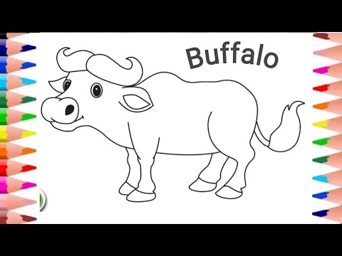 How to draw a buffalo for step by step arya drawing art super buffalo drawing