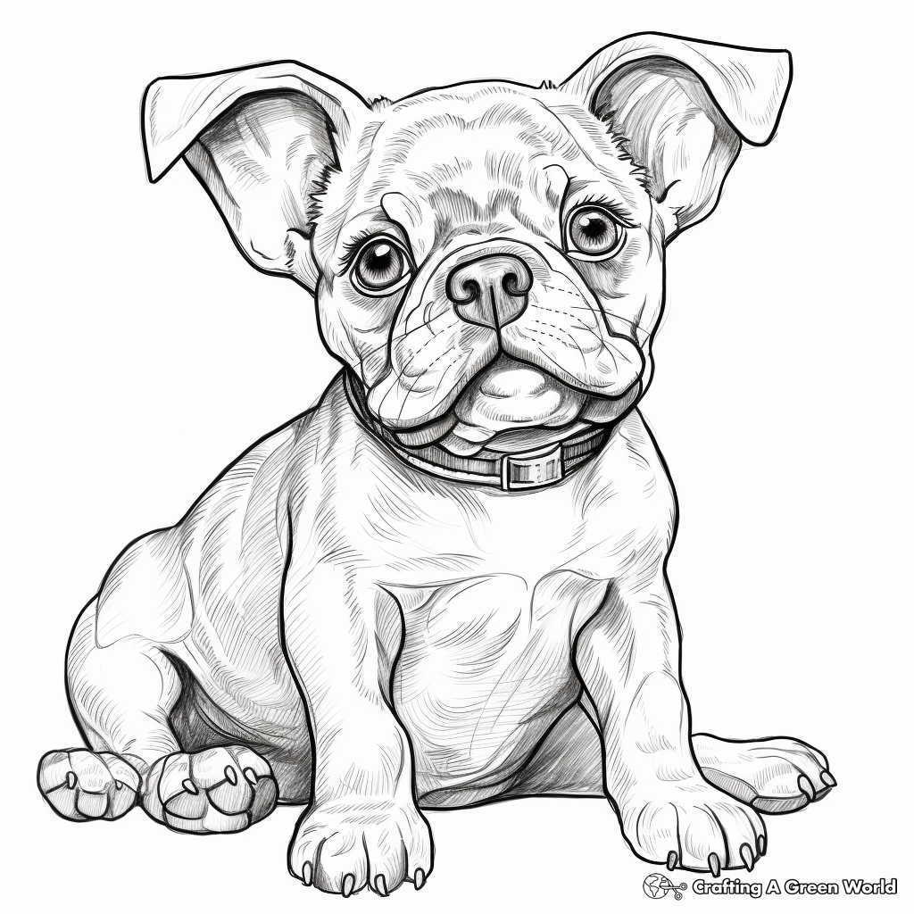French bulldog coloring pages