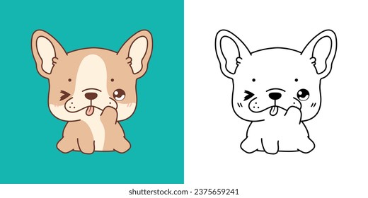 Bulldog coloring page royalty