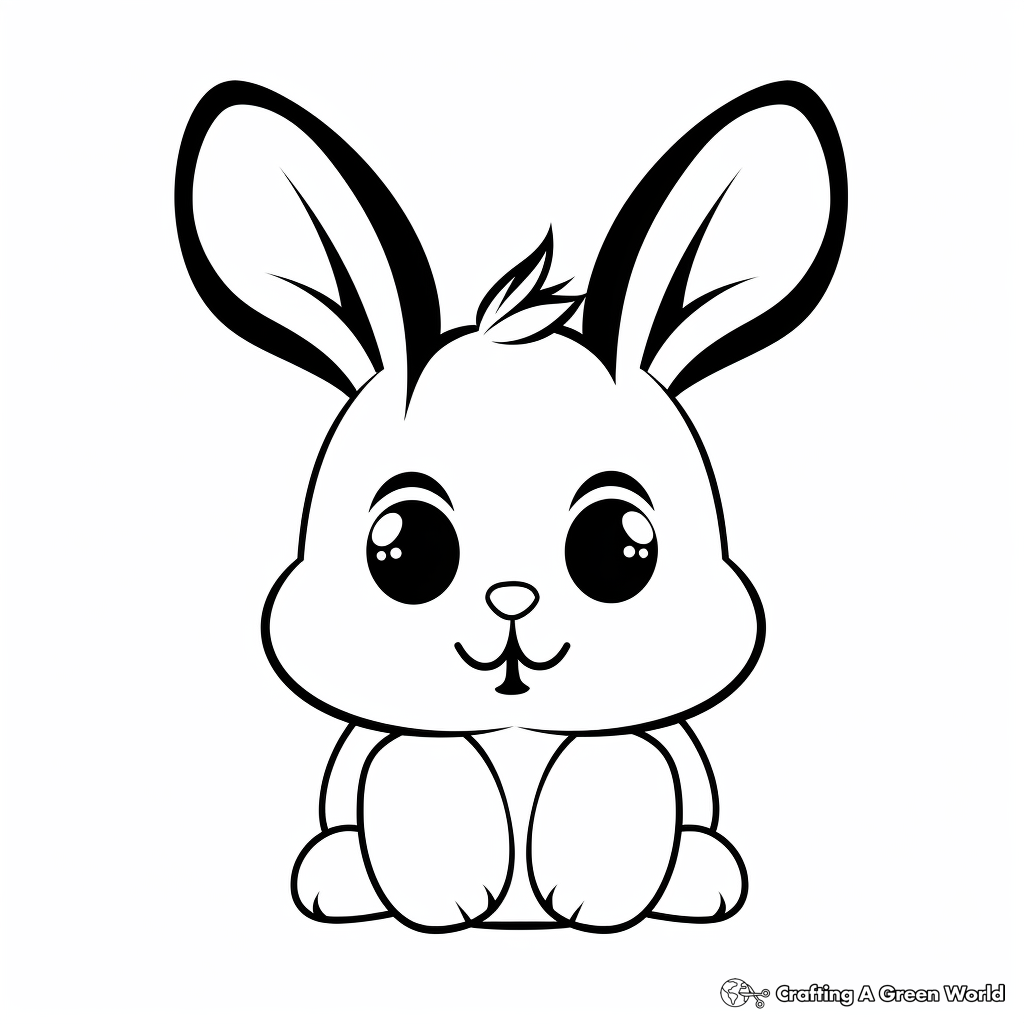 Bunny coloring pages