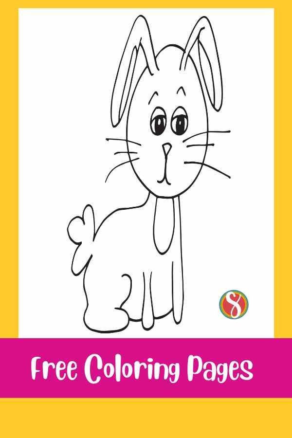 Free bunny rabbit coloring pages â stevie doodles